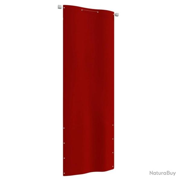 cran de balcon Rouge 80x240 cm Tissu Oxford