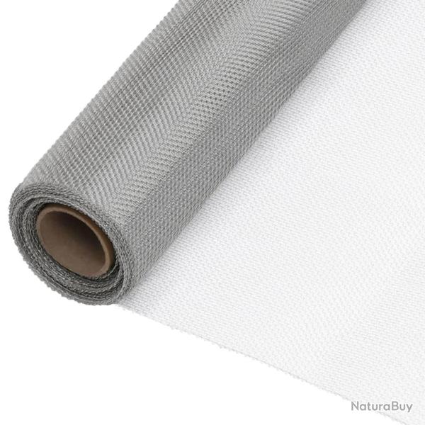 �cran en treillis Acier inoxydable 112x2000 cm Argent�