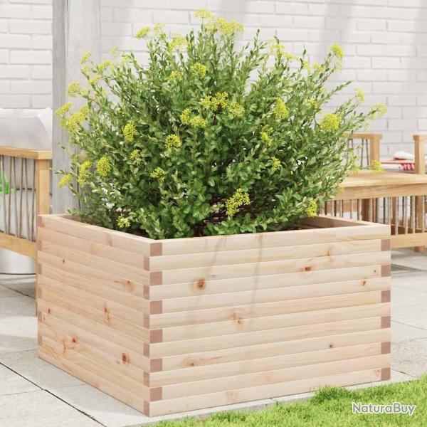 Jardinire 80x80x46 cm bois de pin massif