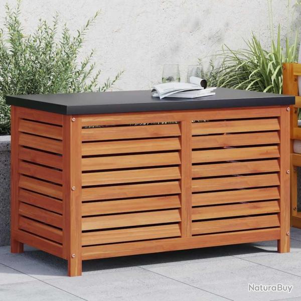 Bo�te de rangement de jardin 90x48x55 cm bois d'eucalyptus