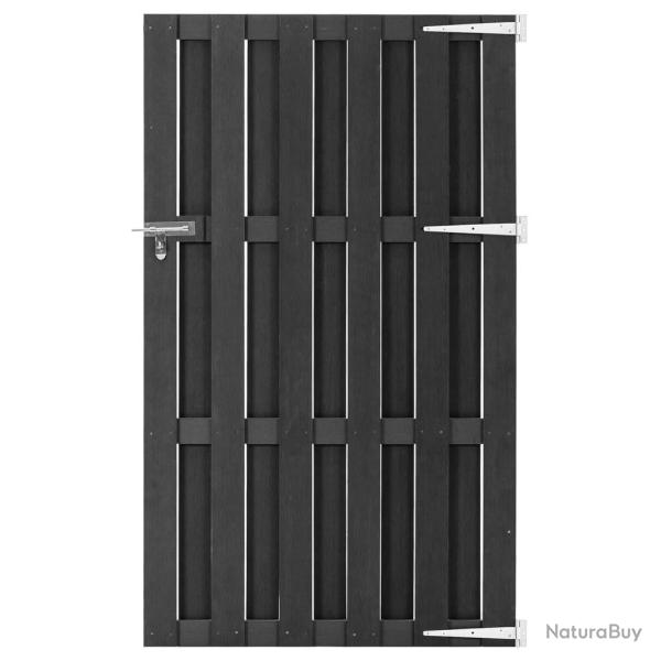 Portillon WPC 100x180 cm Gris