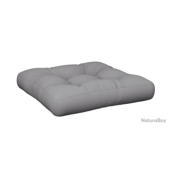 Coussin de palette gris 50x50x12 cm - Tissu impermable, idal jardin et dtente estivale