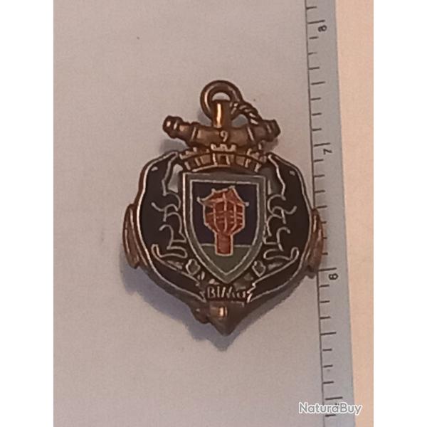 Insigne du 9�me bataillon d'infanterie de Marine (9�me BIMa)