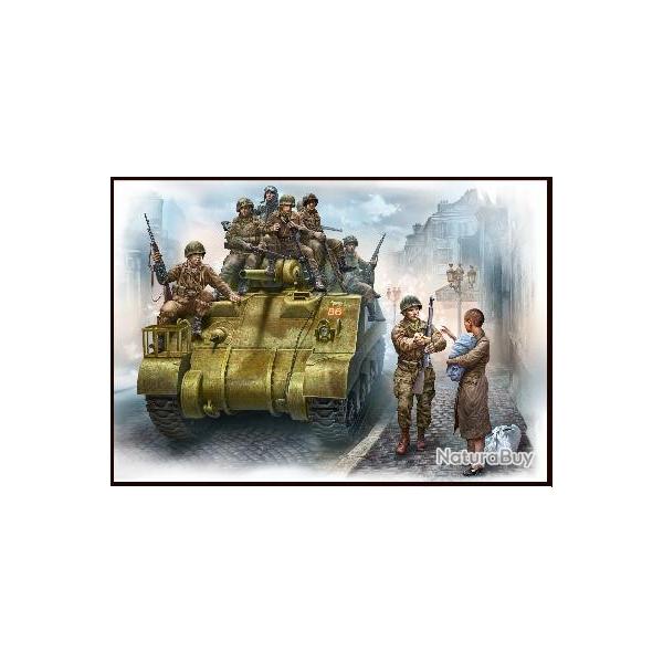 101eme Easy company France juin 1944 1/35 | Master box (0000 4223) - Maquette � monter