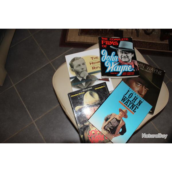 Livres JOHN WAYNE / WESTERN /CADRE/ BUSTES