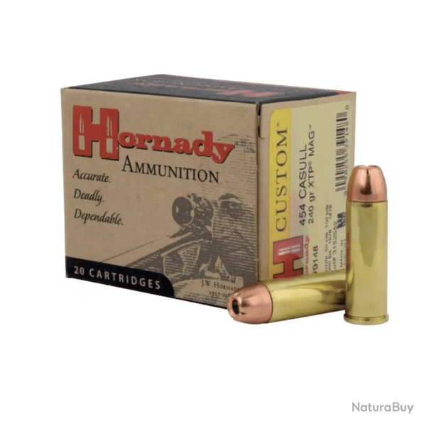 HORNADY 454 Casull 240 gr XTP Mag X20