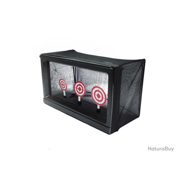 CIBLE BASCULANTE TRIPLE AVEC FILET "ASG"