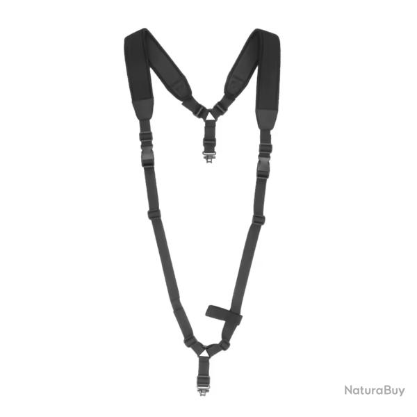 Harnais Bretelle double 1euro sans rserve pour fusil carabine ect ... traque ou autre harnais noir