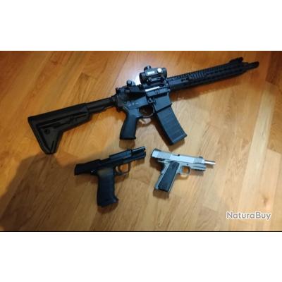 Lot D'Airsoft – Répliques, Accessoires, Gilets – Occasion – Idéal Pour Débuter Ou Agrandir