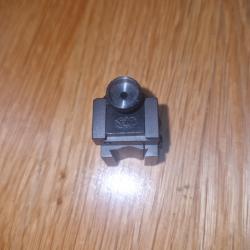 Dioptre  + 3 oeilletons en acier usin&eacute; marque NEOG + guidon a fibre optique pour carabine