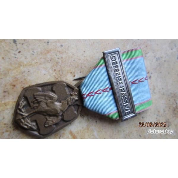 ordre m�daille de la lib�ration (comm�morative) barrette DEFENSE PASSIVE sans boite seconde guerre