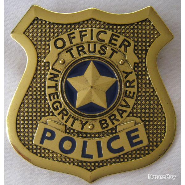 BROCHE ETOILE SHERIFF POLICE OFFICER  - Ref.30