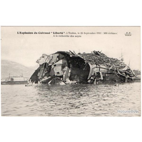 CPA - Marine Militaire -catastrophe de Libert� -Toulon 25 Septembre 1911 N�3193