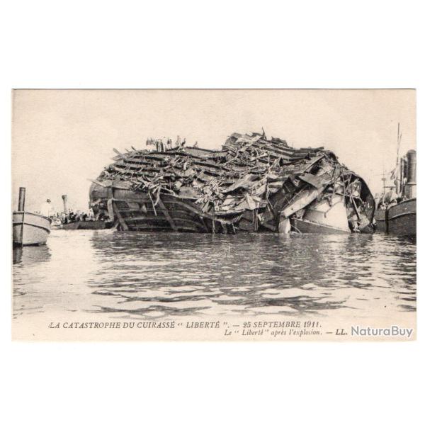 CPA - Marine Militaire -catastrophe de Libert� -Toulon 25 Septembre 1911 N�3212