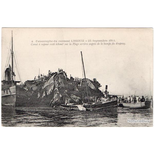 CPA - Marine Militaire -catastrophe de Libert� 25 Septembre 1911 N�3212