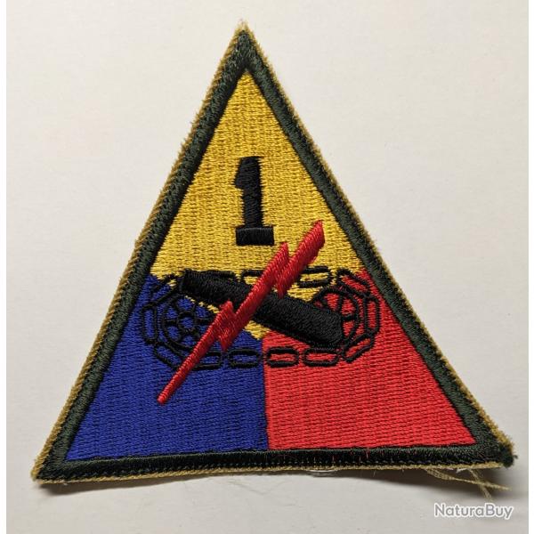 Insigne patch 1 division blinde US Old Ironsides