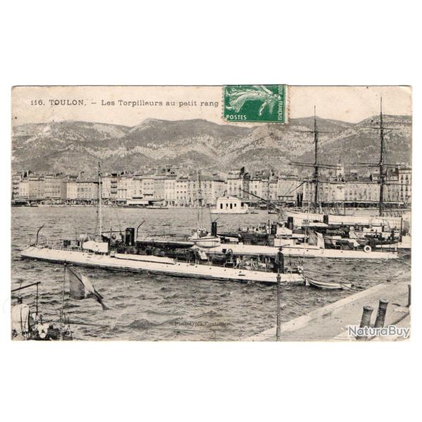 CPA - Marine Militaire - TOULON Torpilleurs d'Escadre au Petit Rang N�3236