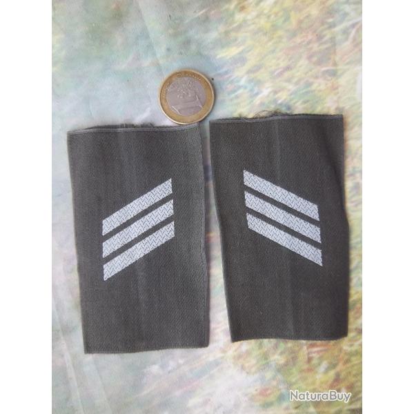 lot fourreaux militaire Grade Allemand - Hauptgefreiter (Caporal)