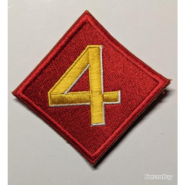 Insigne patch 4 division de Marines US