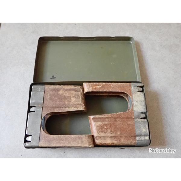 Boite individuelle avec 4 lames chargeurs pour Rubin Schmidt 1889, 96/11, K11 ou K31