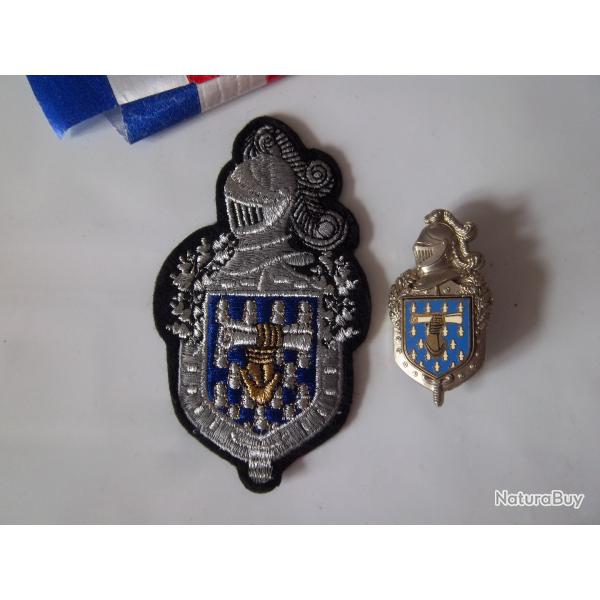 lot �cusson insigne militaire �cole sous officier gendarmerie