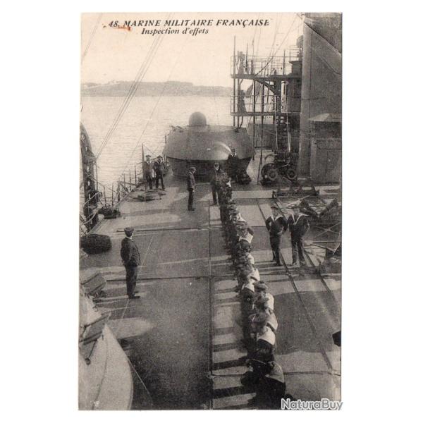 CPA - MARINE MILITAIRE FRAN�AISE -Inspection d'effets N�3226