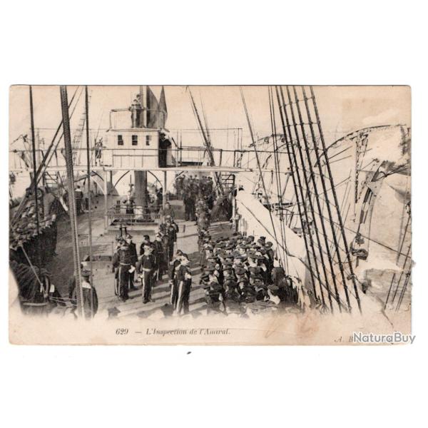 CPA - Marine Militaire L'Inspection de l'Amiral  N�3175