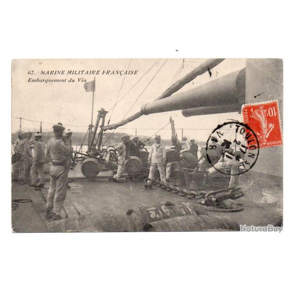 CPA - Marine Militaire Fran�aise - Embarquement du Vin  N�3121