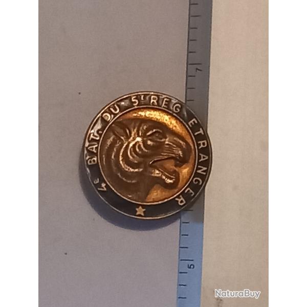 Insigne du 4me bataillon du 5me rgiment tranger (5me RE)