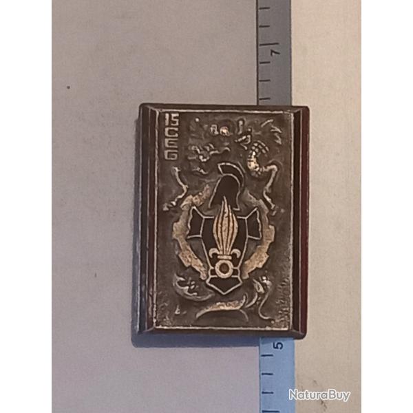 Insigne de la 15me compagnie d'entretien du gnie (15me CEG)