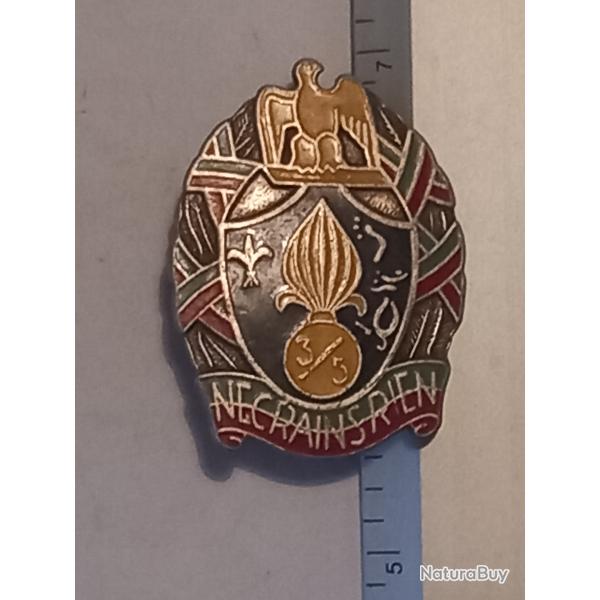 Insigne du 3me bataillon du 5me rgiment tranger d'infanterie (5me REI)