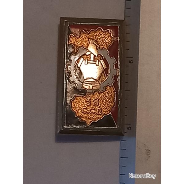 Insigne de la 38me compagnie de camions bennes (38me CCB)