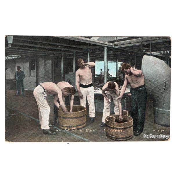 CPA - Marine Militaire  - La Vie du Marin .La toilette- N�1659