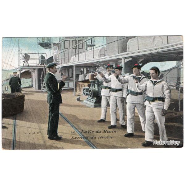 CPA - Marine Militaire  - La Vie du Marin . Exercice du revolver  - N�1661