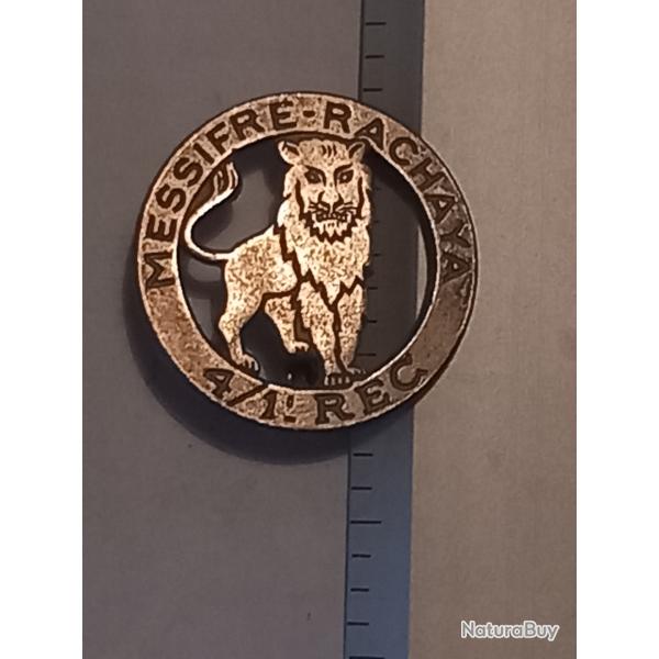 Insigne du 4�me escadron du 1er r�giment �tranger de cavalerie (1er REC)