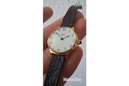 Montre Vintage Cupillard Rieme Suisse Mécanique Années 1960 - Cadran Doré - État Excellent