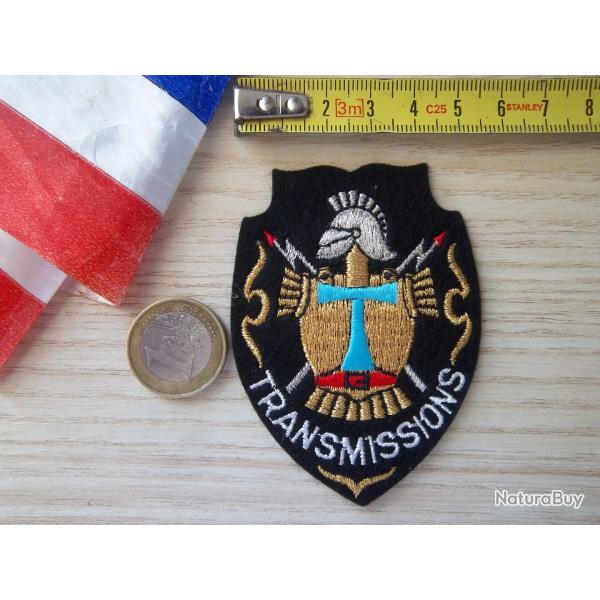 �cusson collection militaire transmissions insigne tissu neuf !