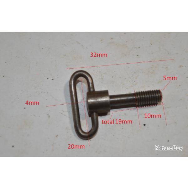 Battant de crosse pour fusil Ancien Chasse Militaire � identifier / (17B)