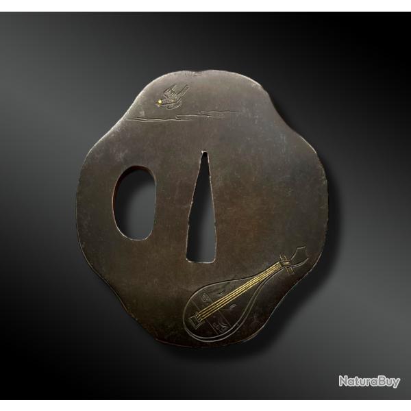 TSUBA Otafuku Mokko - Japon - Priode Edo (1603-1868)