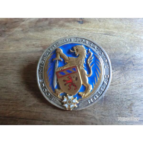 insigne �mail �cole militaires pr�paratoire d 'autun / arthus bertrand paris