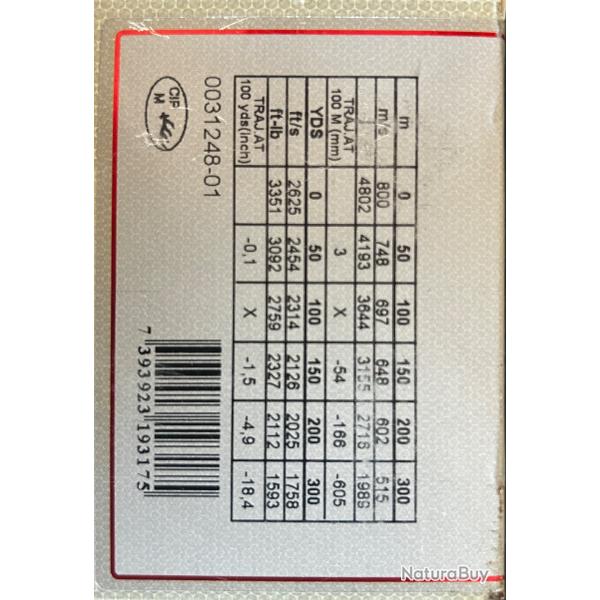 Lot de 2 bo�tes de norma Vulkan Calibre 9,3x62