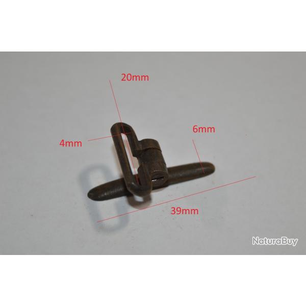 Battant de Crosse  pour crosse Fusil Ancien � identifier Chasse Militaire restauration France (17B)