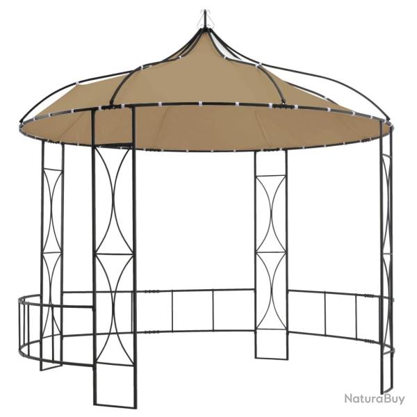 Belv�d�re 300x290 cm Taupe Rond