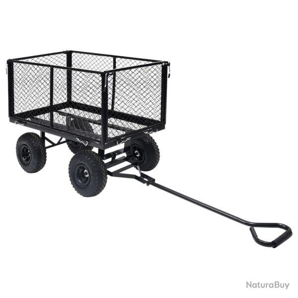 Chariot  main de jardin Noir 350 kg