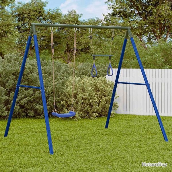 Ensemble de balanoire d'extrieur avec balanoire et trapze
