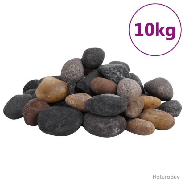 Galets polis 10 kg multicolores 5-8 cm