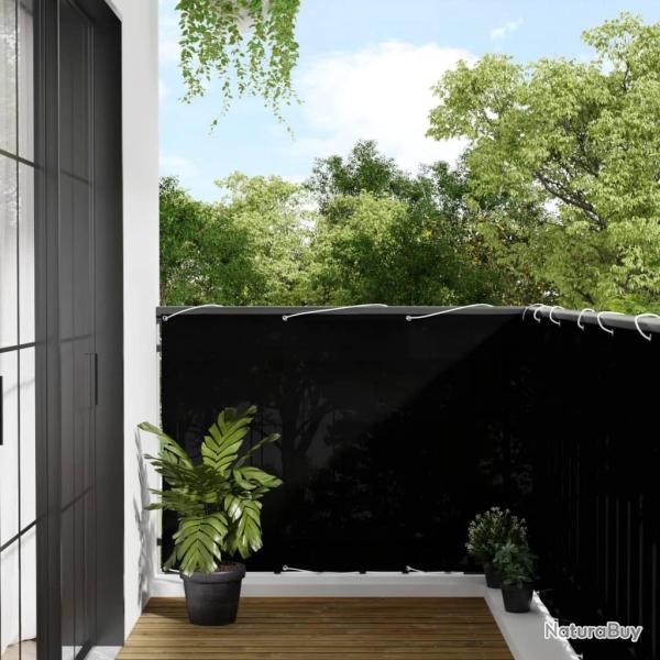�cran de balcon noir 120x700 cm 100% polyester oxford