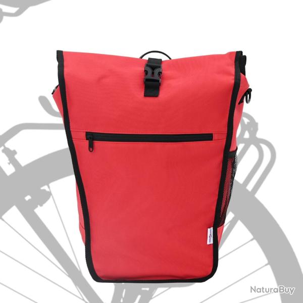 Sac  vlo pour porte-bagages 20 L Rouge 34x16x59 cm