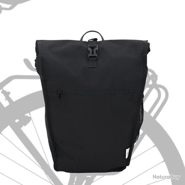Sac  Vlo pour Porte-bagages 20L Noir 34x16x59 cm