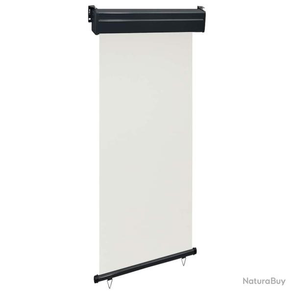 Auvent lat�ral de balcon 85x250 cm Cr�me